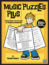 Music Puzzles Plus Reproducible Book